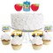 Big Dot of Happiness Back to School - Dessert Cupcake Toppers - First Day of School Classroom Decorations Clear Treat Picks - Set of 24